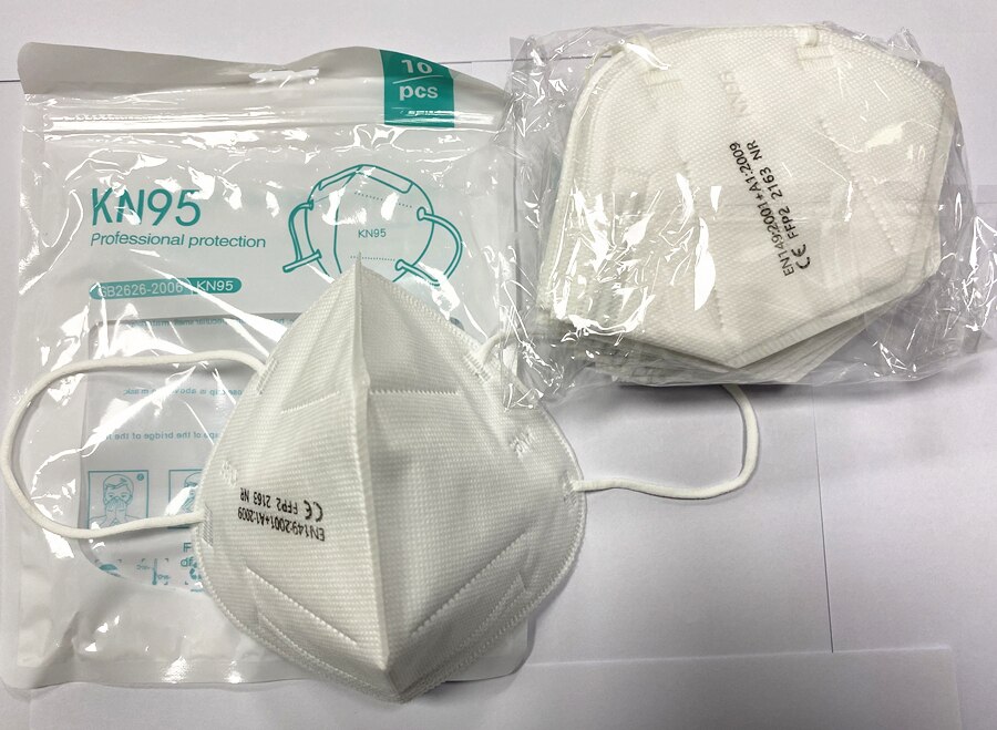Máscara respiradora FFP2 KN95 de 5 capas para adultos, mascarilla facial FFP3 con filtro, a prueba de polvo, reutilizable, FFP2